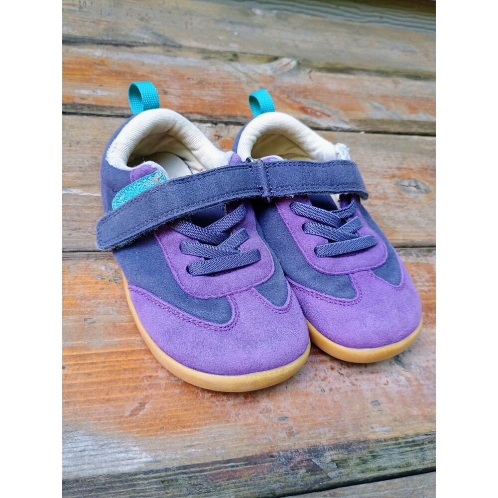 Ten Little Purple Suede Retro Sneaker Toddler Sz 10 Youth Boys Girls